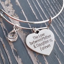 The Love Between A Mother And Daughter Is Forever Bracelet, Mom Bracelet, Mother - £15.98 GBP