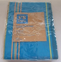 NIP Pottery Barn Teen Puravida Fold Up Drape 32x63 100% Cotton Curtain P... - $18.81