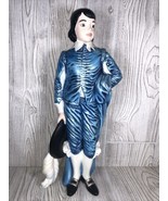 Vintage 1970 Holland Mold 17” Little Boy Blue Plume Hat Hand Painted Fig... - $14.80