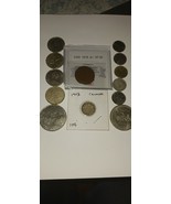 LG Canadian SILVER COIN SET/6 DIMES/4 QUARTERS/2 DOLLARS/1 OLD PENNY CER... - $1,427.77 MXN