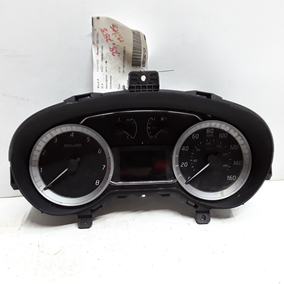 13 14 Nissan Sentra S mph speedometer 28,288 Miles needs cover OEM - $36.82