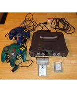 Nintendo 64 N64 Video Game Console w/ All Cables, 2 Controllers &amp; More, ... - £78.65 GBP
