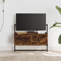 TV Cabinet Wall-mounted Smoked Oak 60.5x30x51 cm Engineered Wood - £25.32 GBP