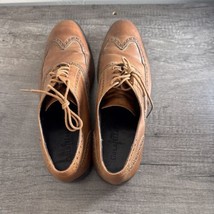 Cole Haan Mens Size 11.5 M Williams Oxford Wingtip Shoes C12493 British Tan - £24.49 GBP