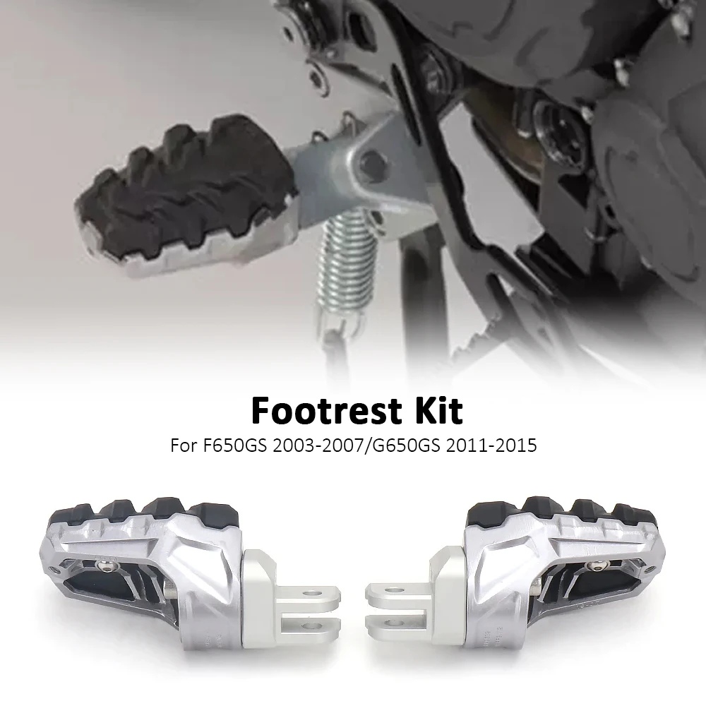 New Motorcycle Footrests Kit Footpegs Foot Rests Pegs Pedals For BMW G65... - $105.66