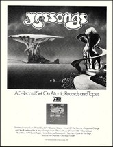 YES band 1973 YesSongs album ad print Atlantic Records advertisement - £3.32 GBP