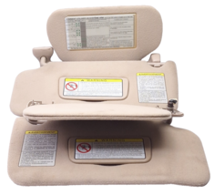 1997-2004 Nissan Pathfinder Infiniti QX4 Sun Visor Pari Set Tan Beige OE... - $81.10