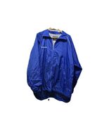 VTG 90s DIADORA Warm Up Soccer Nylon Jacket Blue Men&#39;s XL/2X Mesh Lined - $79.15