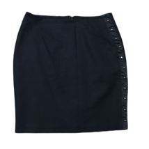 Worthington Classy Career Sheath Skirt ~ Sz 10P ~ Black ~ Above Knee ~ L... - $22.49