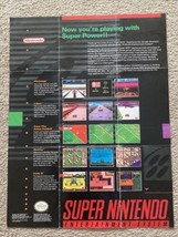 How To Hook Up Your New SNES System Console Foldout Insert Poster Super Nintendo - £16.02 GBP