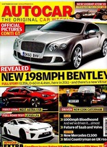 Auto Car Magazine - 8 September 2010 New 198MPH Bentley - £3.94 GBP