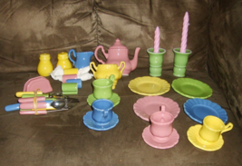 Frenzy Toys Childs Tea Set Play Dishes &amp; Utensils - £7.02 GBP