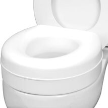 HealthSmart Enhanced Comfort 5" Raised (Round) Toilet Seat Risers for Se... - $23.75