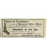 Shaw Stocking Socks 1894 Advertisement Victorian Fashion Lowell Mass ADB... - $28.01 CAD
