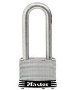 Master Lock Padlock, Laminated Stainless Steel Lock, 2 1/2 in. Wide, 5SS... - $20.96 CAD