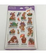 Heartline Easter Holiday Sticker Sheets Bunny Rabbit Springtime Decal Vi... - $20.24 CAD