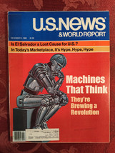 U S NEWS World Report Magazine December 5 1983 Machines That Think AI Co... - £11.37 GBP