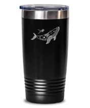 20 oz Tumbler Stainless Steel Insulated  Funny Diving With Whale Sharks Ocean  - £23.86 GBP