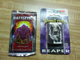 Battletech trading cards and warlord Reaper Orc Sergeant - £9.24 GBP