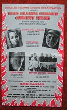 Willie Nelson Mary Chapin Carpenter DPAO Watertown Country 1998 Poster N... - $29.50