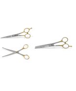 Grooming Shears Ultra Gold Dubl Duck Super Sharp Serrated Edge Scissors ... - $118.65+