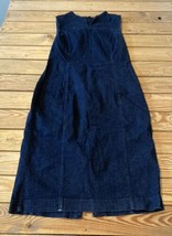 Banana Republic Women’s Sleeveless Denim dress size 14 Dark blue R10 - £14.95 GBP