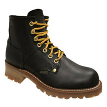 2439L Ad Tec WOMEN 6&#39;&#39; LOGGER, BLACK LEATHER BOOT, See Note ◉1 - $110.00