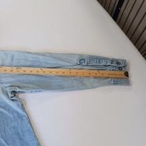 Genuine Dickies GL300SNB Men's Blue Distressed Denim Button-Down Shirt Size L image 10