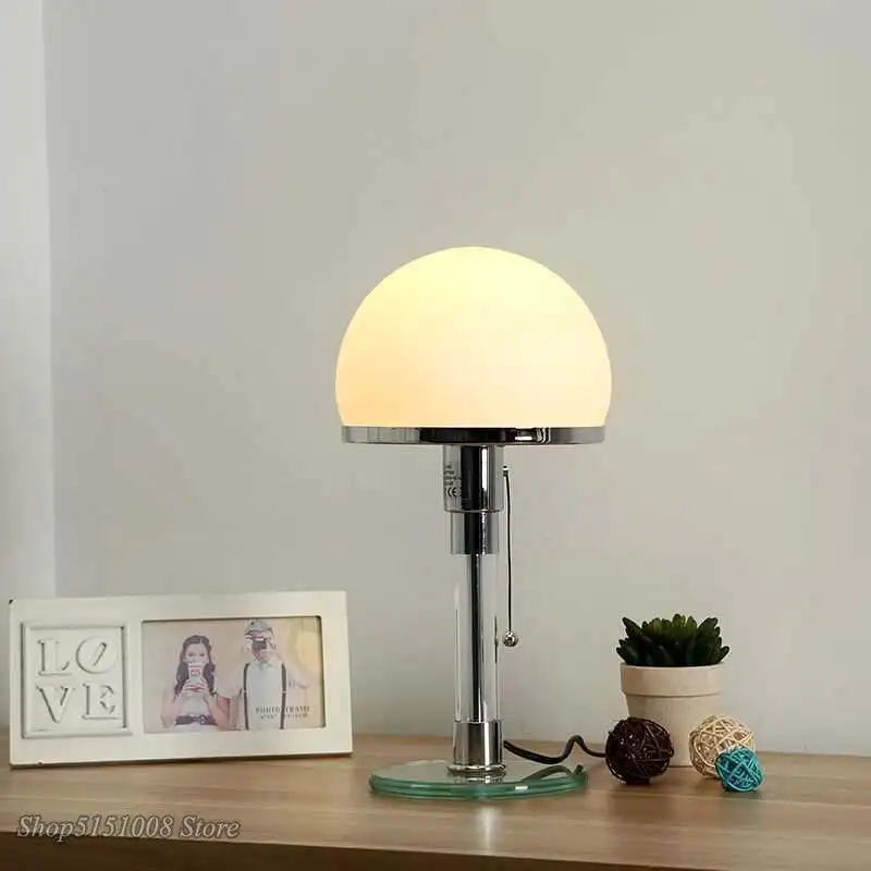 Nordic Bedroom Living Room Coffee Study Table Decoration Lamps Retro Mil... - $159.53+