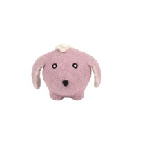 Eco Wooly Ball For Dog Toy Bunny Great For Fetch Natural Dyes - £28.85 GBP