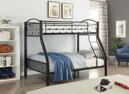ACME Cayelynn Bunk Bed (Twin/Full) in Black 37380BK - $626.84