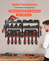 VEVOR Power Tool Organizer Wall Mount 4-Layer Tool Storage Rack 8 Drill ... - $1,983.33 MXN