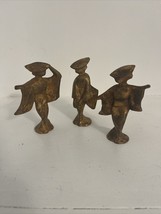 Vintage Japan Trio Gold Ladies 4” Mid Century Collectibles MCM - $24.18