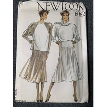 New Look Misses Top Skirt Sewing Pattern sz 8-22 6062 - uncut - £8.54 GBP