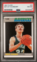 1987 Fleer #97 Detlef Schrempf RC PSA 8 - Classic Rookie Card of a Versatile NBA - £28.13 GBP