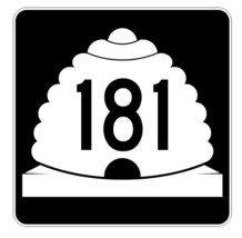 Utah State Highway 181 Sticker Decal R5497 Highway Route Sign - $1.45+