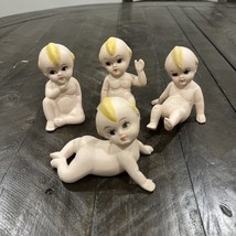 Vintage Bisque Kewpie Doll Piano Babies - Lot of 4 Cutie Babies - $29.69