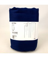 IKEA DYTÅG Blue Curtains 2 Panels Linen 57x98&quot; New 005.524.97 Drapes Mod... - $113.68 CAD