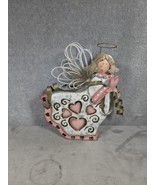 Home Interiors Metal Candle Lantern Valentine Angel Hearts For Tea Lights - £18.91 GBP