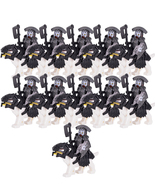 LOTR Uruk-hai Leader Mounted White Wolf Custom 22 Minifigures Lot - $34.89
