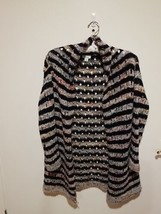 Sundance Women&#39;s Open Front Multicolor Sweater Made In Italy Cardigan SZ... - $44.55