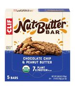 BestBy01/26 CLIF Nut Butter Bar ChocolateChip PeanutButter Organic 5 Pac... - $76.41 MXN