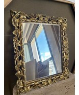 Vintage Euromarchi Gold Accent Mirror Hollywood Regency Made In Italy 13... - £74.91 GBP