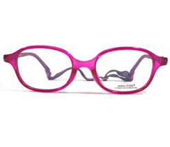 Miraflex Kids Eyeglasses Frames EMY S.CRY FUCHSIA-S.CRY PURPLE Strap 45-... - £56.59 GBP