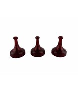Sorry Sliders - x3 Red Large Roller Pawns 2008 - Replacement Pieces Parts - $7.69