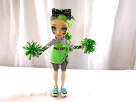 Rainbow High Cheer Jade Hunter Green Fashion Doll Pom Poms Cheerleader - £21.69 GBP