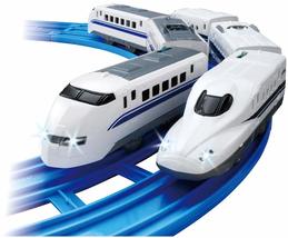 Takara Tomy Plarail with Light dad and My 300 Series &amp; N700typeA Nozomi Double S - £58.23 GBP