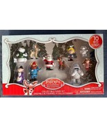 Rudolph the Red-Nosed Reindeer® Figures 10pc Set Christmas Decorations Play New - $49.99