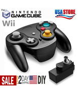 2.4G Wireless Controller With Adapter For Retro Classic Wii Gc Ngc Gamec... - £31.45 GBP