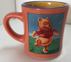 The Disney Store Orange Winnie The Pooh Coffee Mug - £11.65 GBP